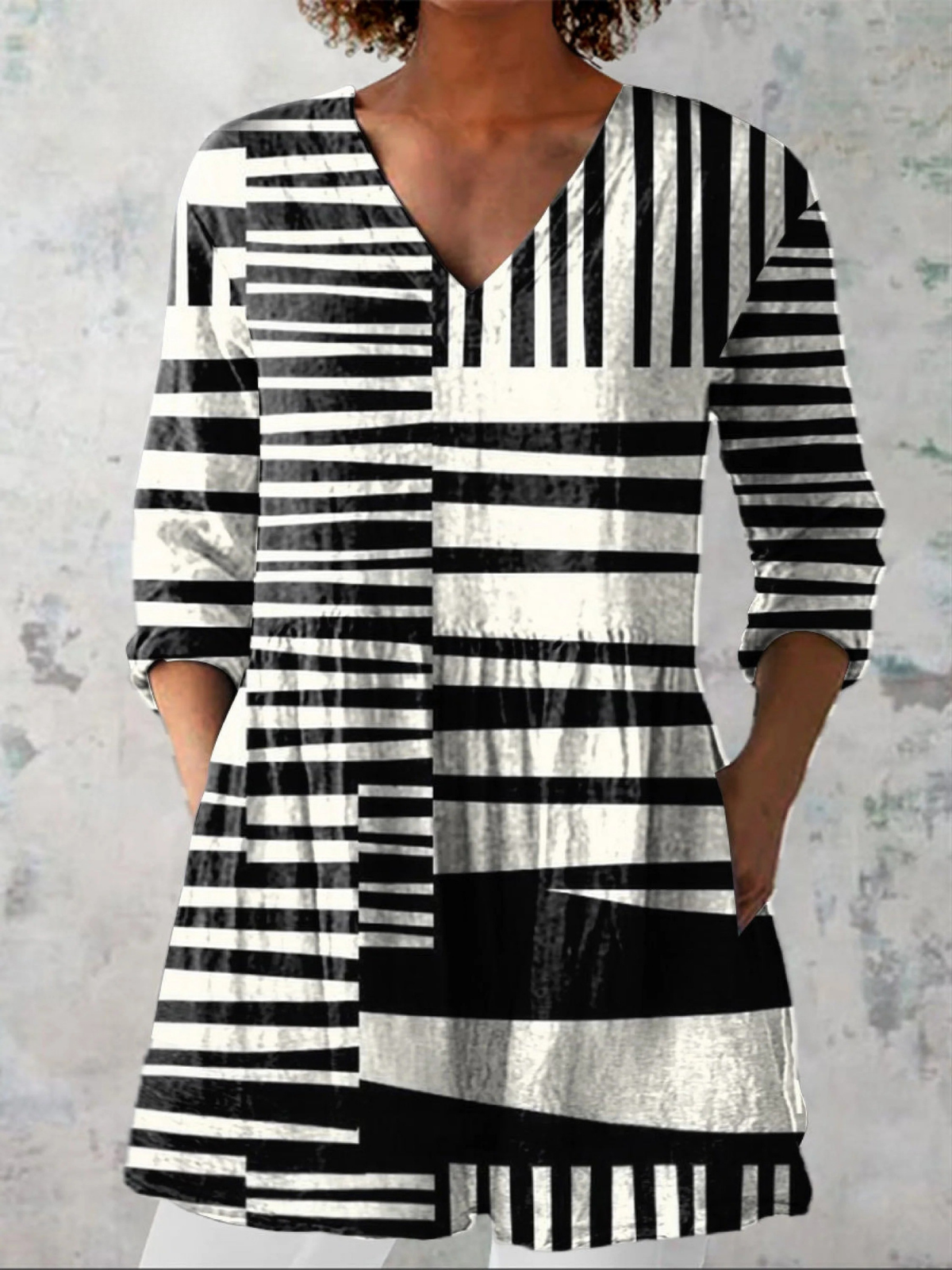 Sophie | Blusa comprida com decote em V