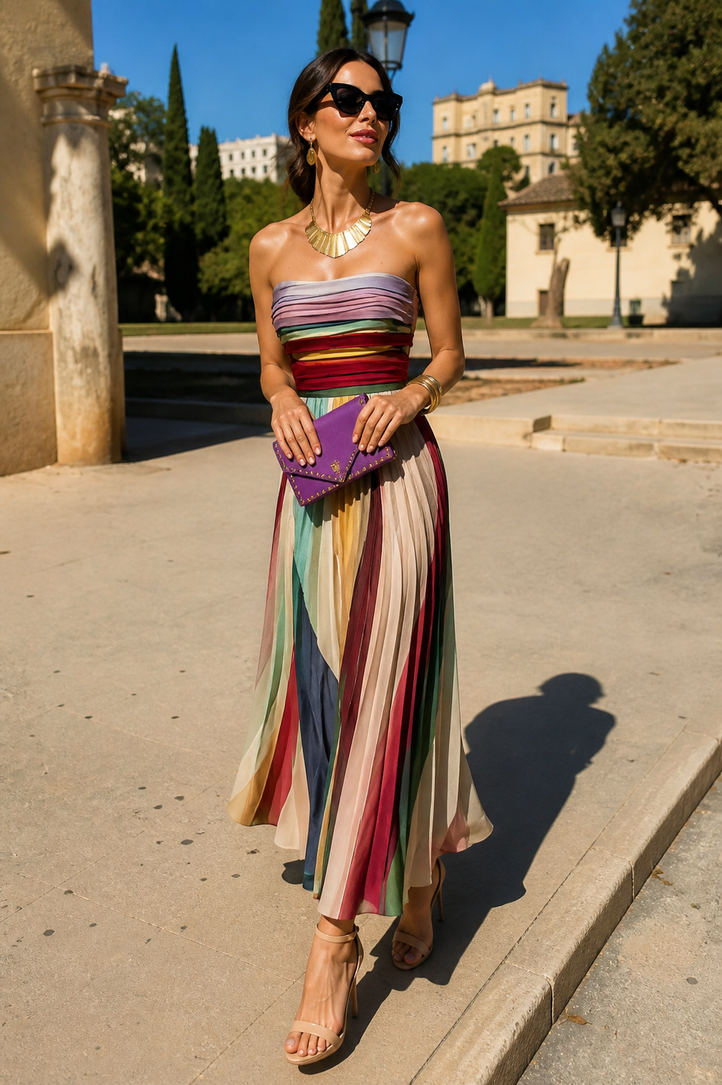 Evelyn | Vestido longo elegante
