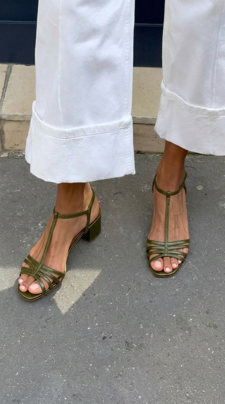 Allegra | Sandálias douradas: elegância no dia a dia